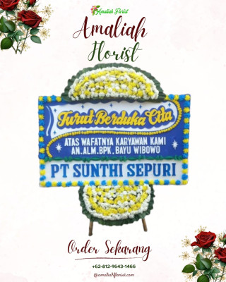 Papan Bunga Duka di Kuin Cerucuk