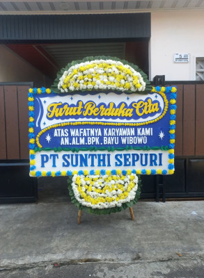 Papan Bunga Duka di Kuin Cerucuk
