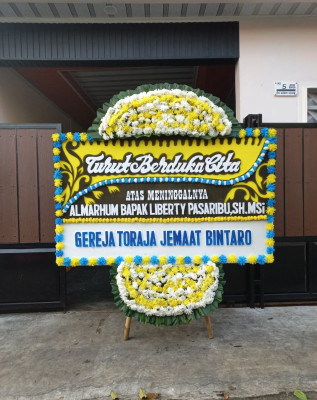 Papan Bunga Duka di Kuin Cerucuk