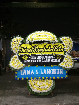 Papan Bunga Duka di Kuin Cerucuk